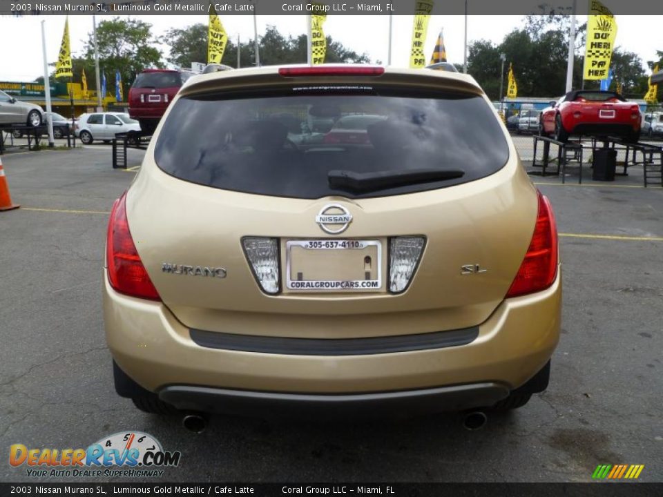 Luminous Gold Metallic 2003 Nissan Murano SL Photo #5