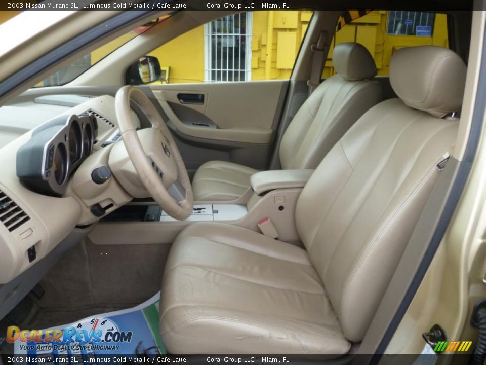 Cafe Latte Interior 2003 Nissan Murano Sl Photo 8