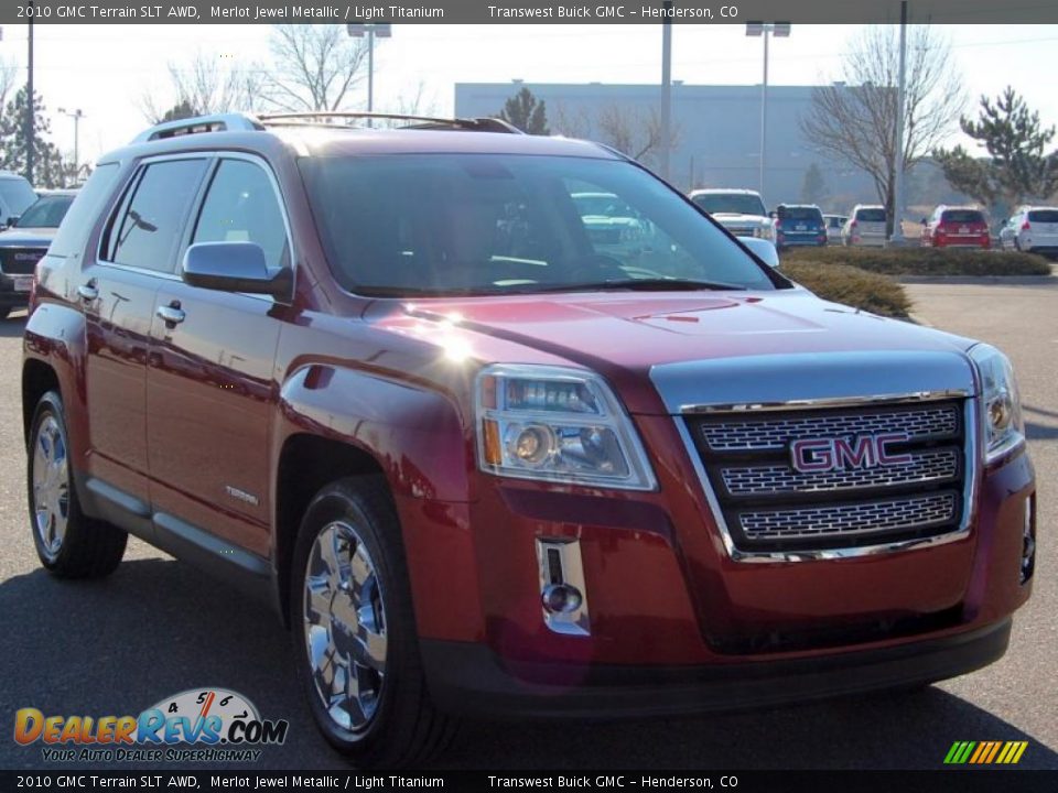 2010 GMC Terrain SLT AWD Merlot Jewel Metallic / Light Titanium Photo #1