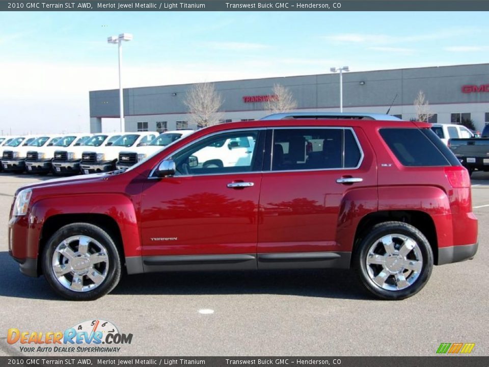 Merlot Jewel Metallic 2010 GMC Terrain SLT AWD Photo #4