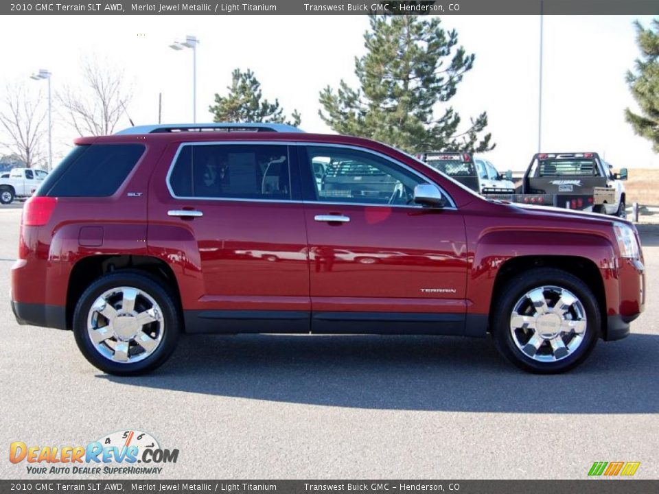 2010 GMC Terrain SLT AWD Merlot Jewel Metallic / Light Titanium Photo #5