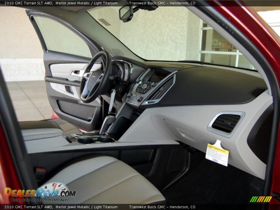 2010 GMC Terrain SLT AWD Merlot Jewel Metallic / Light Titanium Photo #11