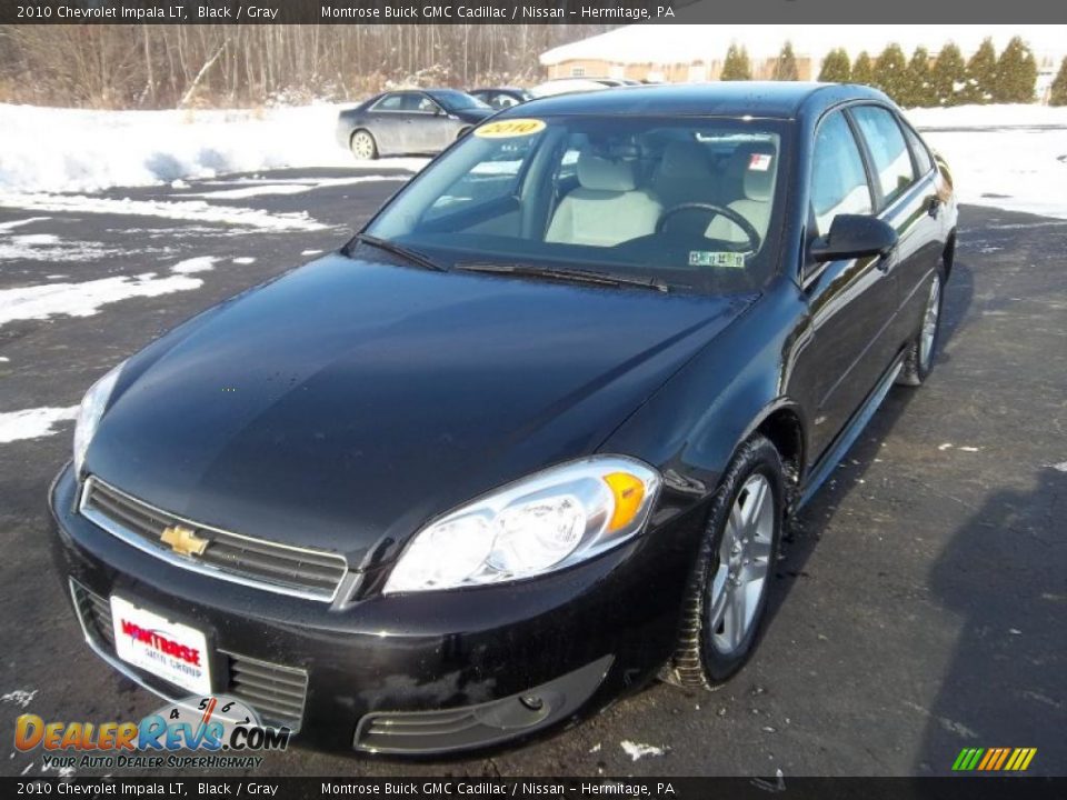 2010 Chevrolet Impala LT Black / Gray Photo #3