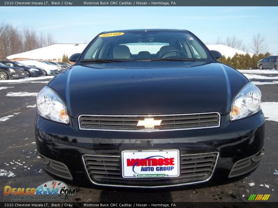 2010 Chevrolet Impala LT Black / Gray Photo #4