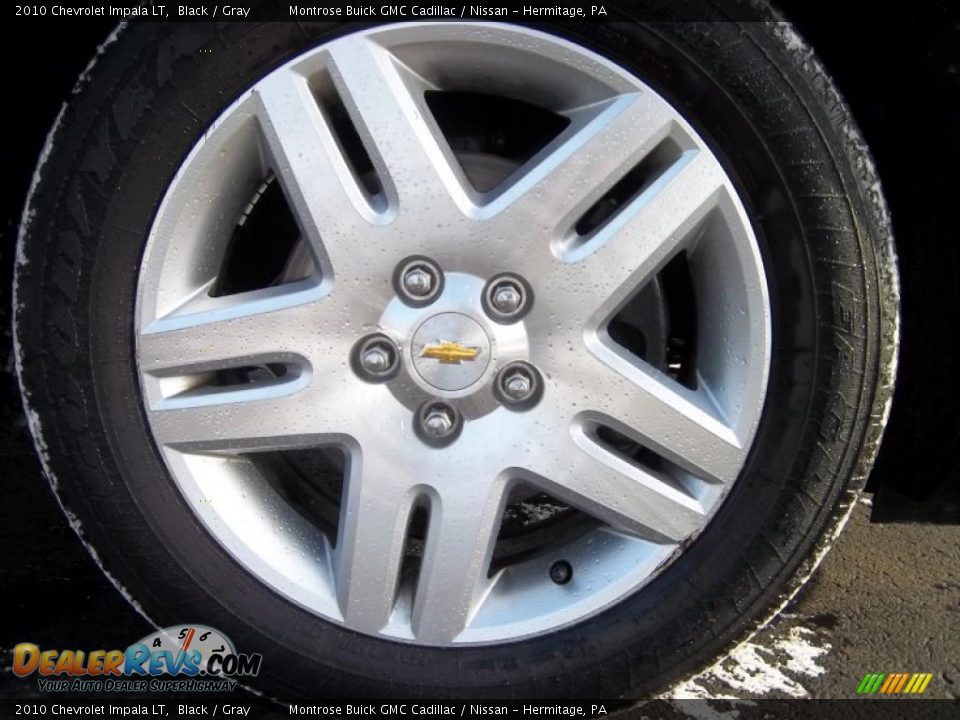 2010 Chevrolet Impala LT Black / Gray Photo #6