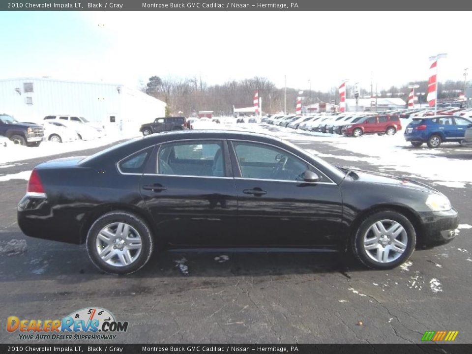 2010 Chevrolet Impala LT Black / Gray Photo #7