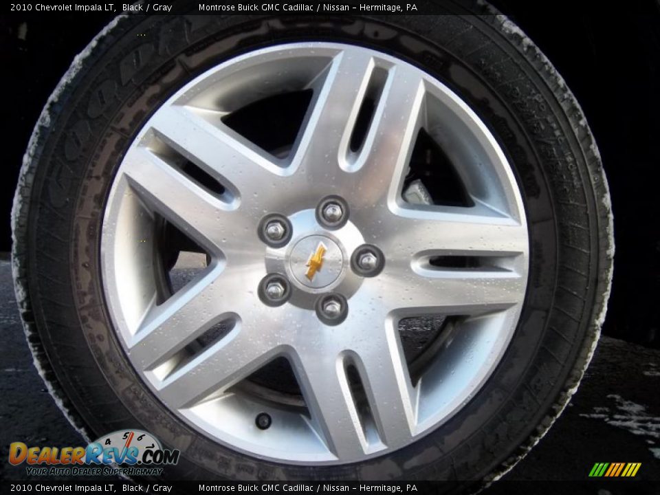 2010 Chevrolet Impala LT Black / Gray Photo #8