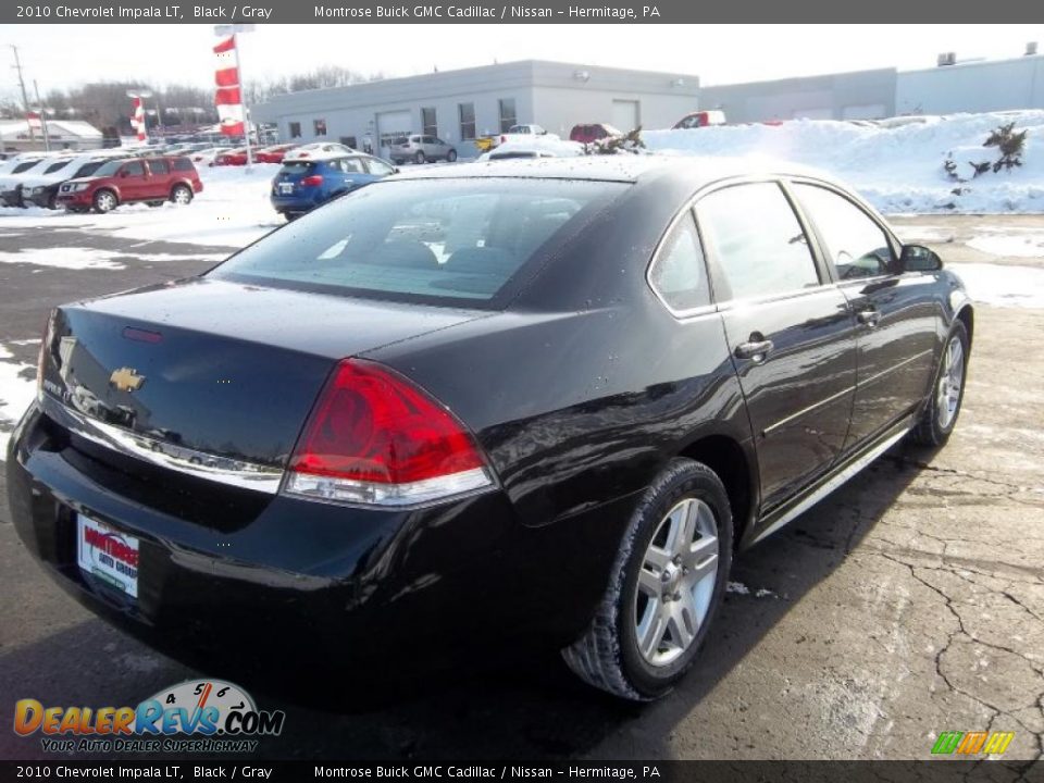 2010 Chevrolet Impala LT Black / Gray Photo #9