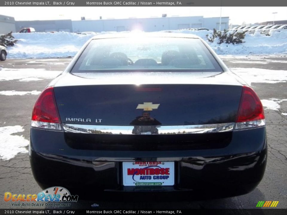 2010 Chevrolet Impala LT Black / Gray Photo #10