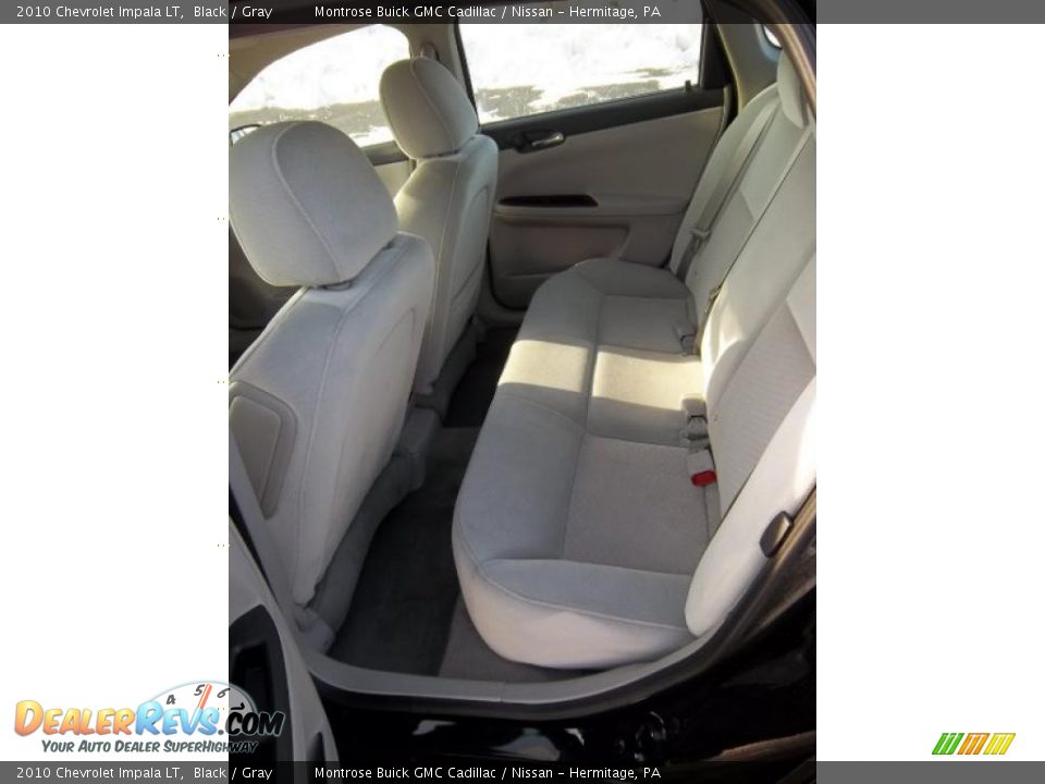 2010 Chevrolet Impala LT Black / Gray Photo #16