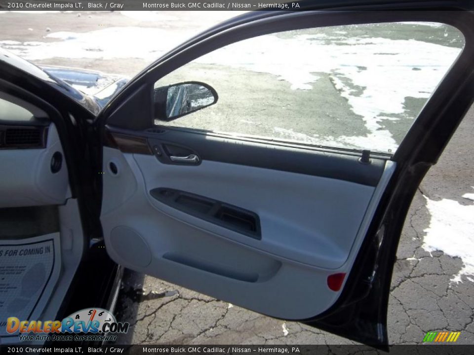 2010 Chevrolet Impala LT Black / Gray Photo #18