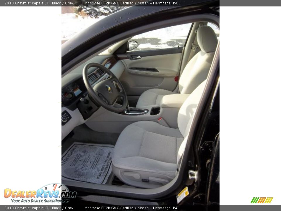 2010 Chevrolet Impala LT Black / Gray Photo #24