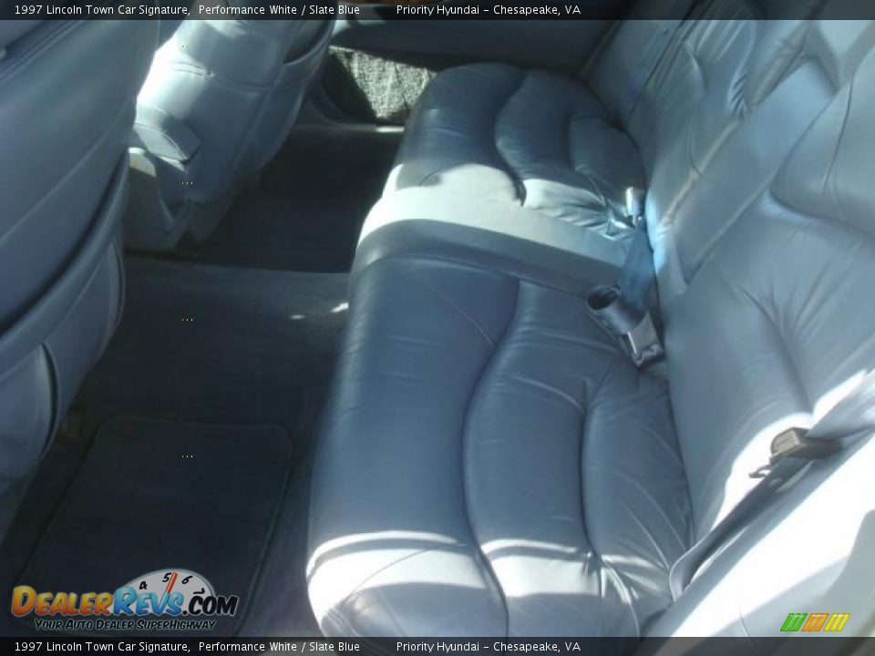 Slate Blue Interior - 1997 Lincoln Town Car Signature Photo #10