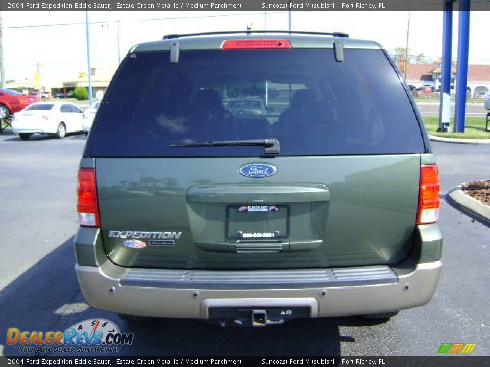 2004 Ford Expedition Eddie Bauer Estate Green Metallic / Medium Parchment Photo #4