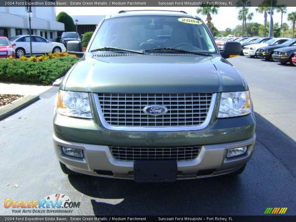 2004 Ford Expedition Eddie Bauer Estate Green Metallic / Medium Parchment Photo #8