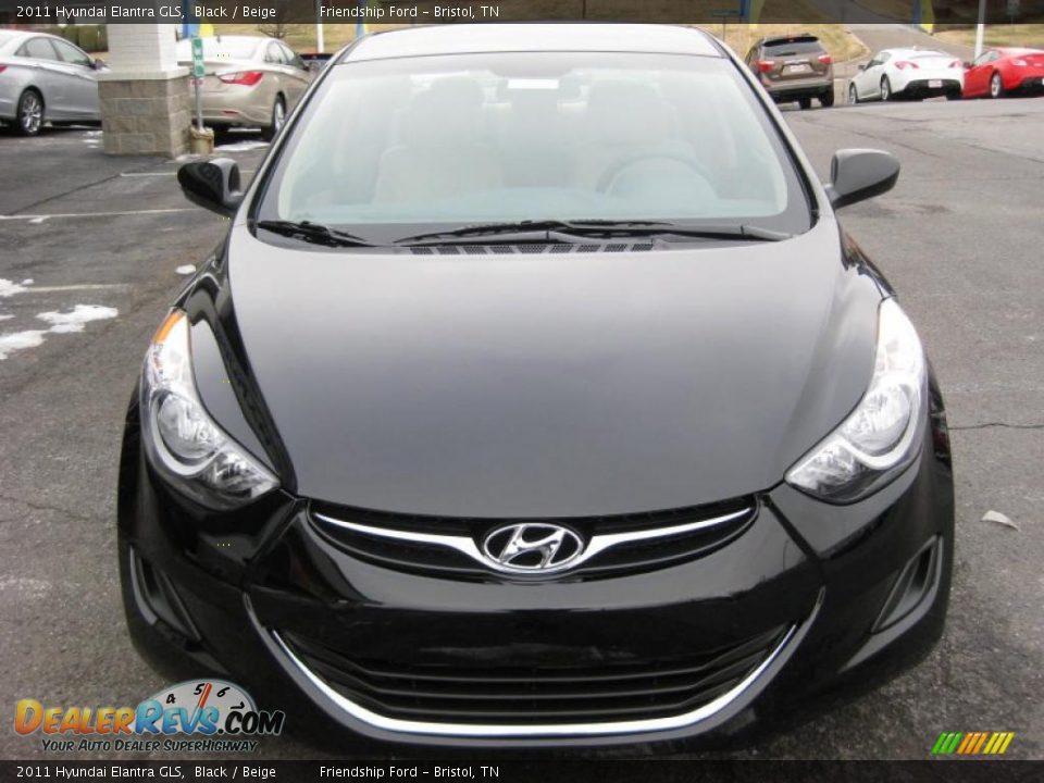 Black 2011 Hyundai Elantra GLS Photo #3