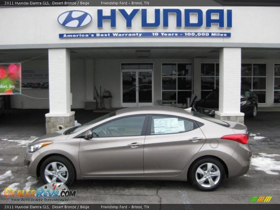 2011 Hyundai Elantra GLS Desert Bronze / Beige Photo #1