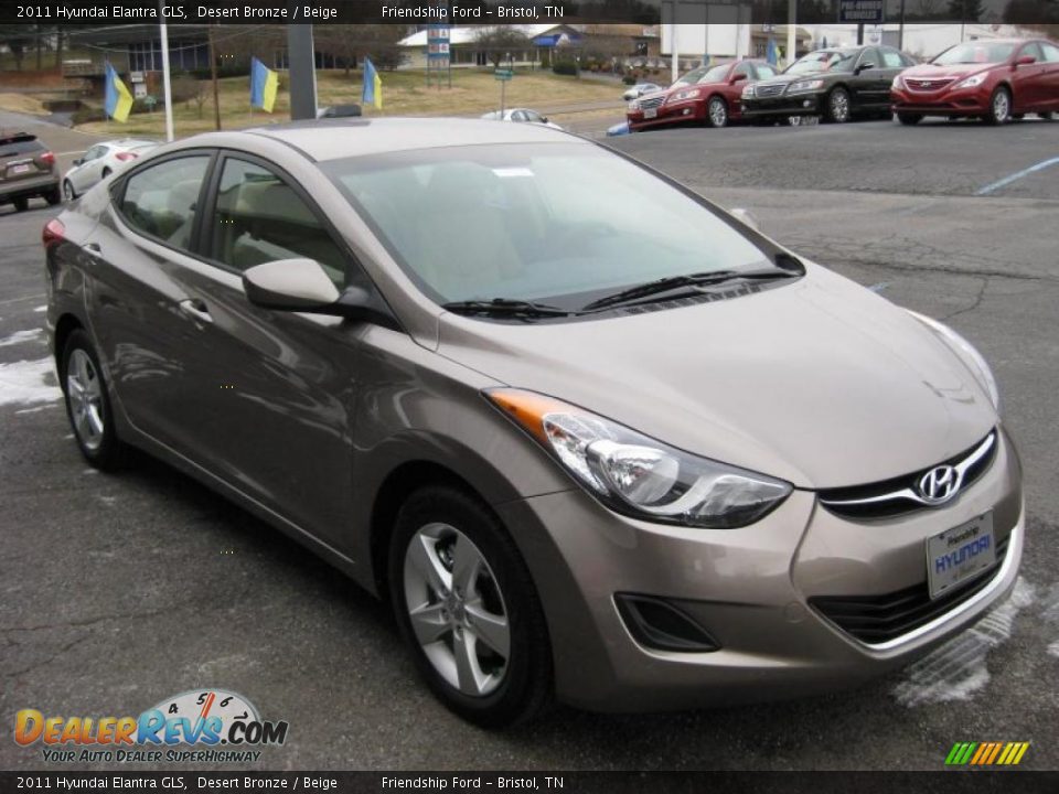 Desert Bronze 2011 Hyundai Elantra GLS Photo #4