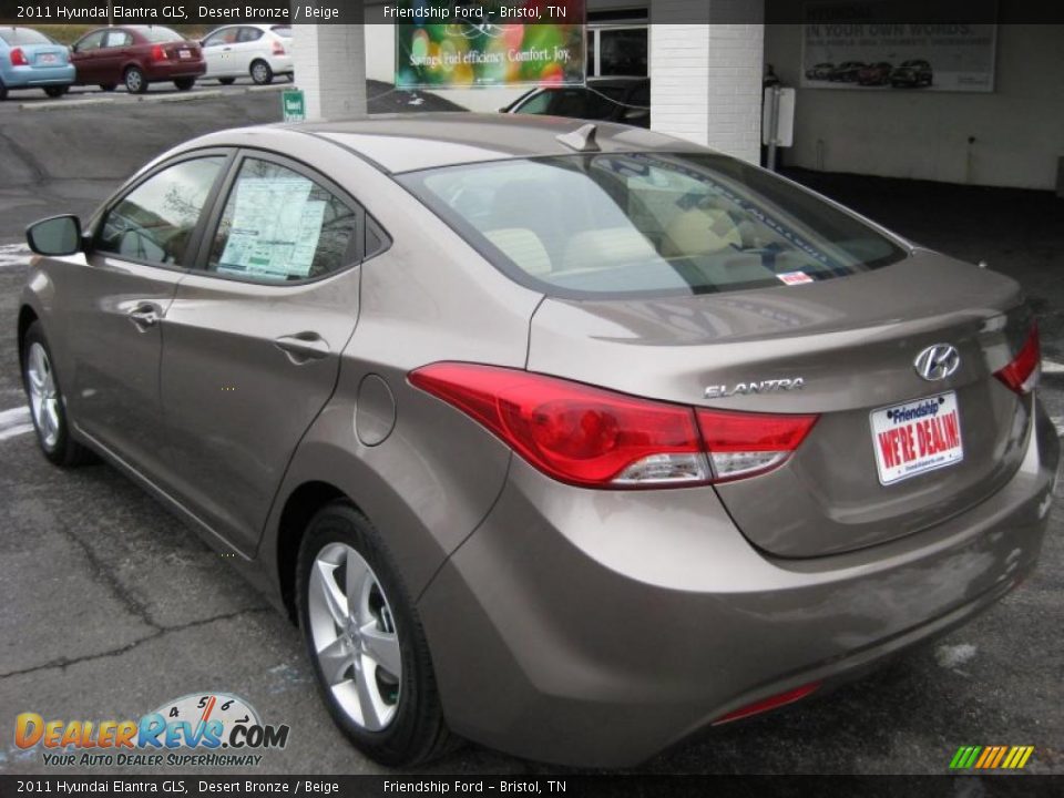 2011 Hyundai Elantra GLS Desert Bronze / Beige Photo #8