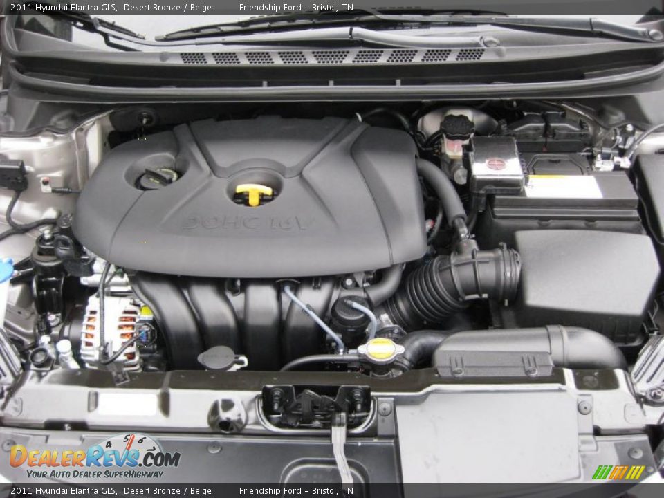 2011 Hyundai Elantra GLS 1.8 Liter DOHC 16-Valve D-CVVT 4 Cylinder Engine Photo #10