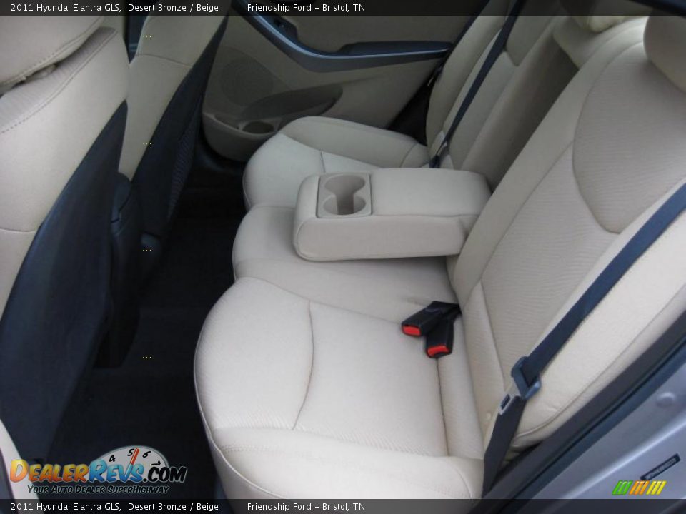 Beige Interior - 2011 Hyundai Elantra GLS Photo #15