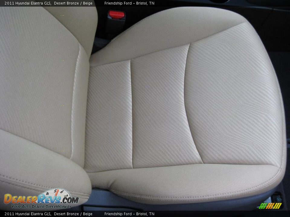 Beige Interior - 2011 Hyundai Elantra GLS Photo #19