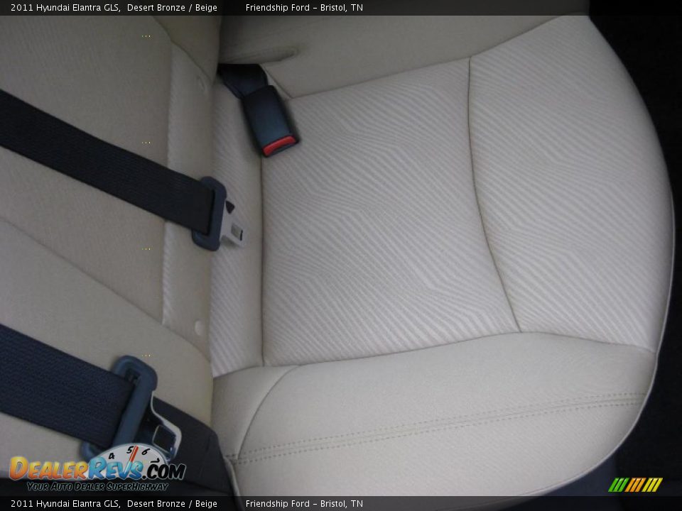 Beige Interior - 2011 Hyundai Elantra GLS Photo #22