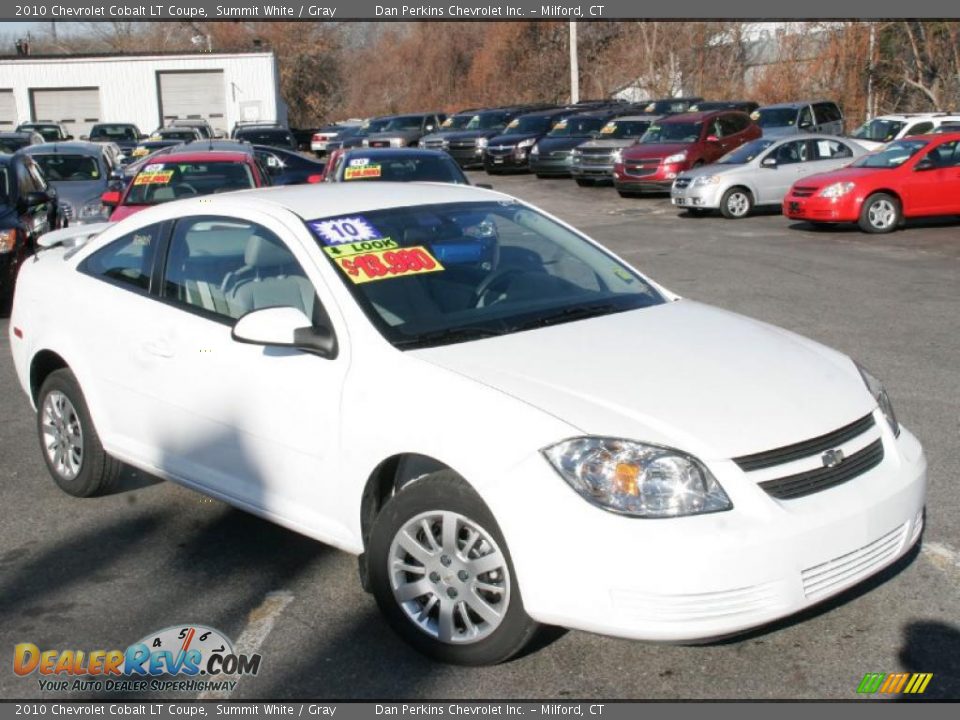 2010 Chevrolet Cobalt LT Coupe Summit White / Gray Photo #3