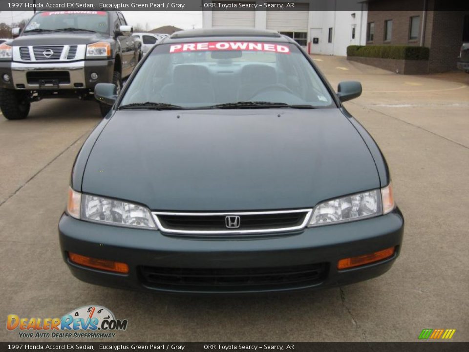 1997 Honda Accord EX Sedan Eucalyptus Green Pearl / Gray Photo #2