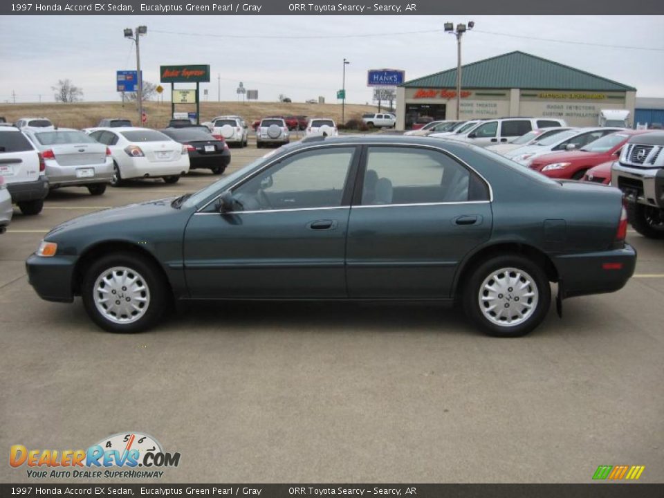 1997 Honda Accord EX Sedan Eucalyptus Green Pearl / Gray Photo #4