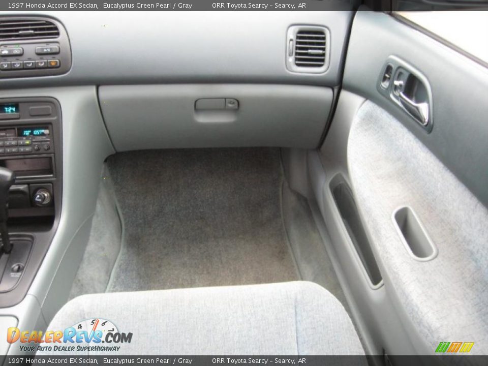 1997 Honda Accord EX Sedan Eucalyptus Green Pearl / Gray Photo #11
