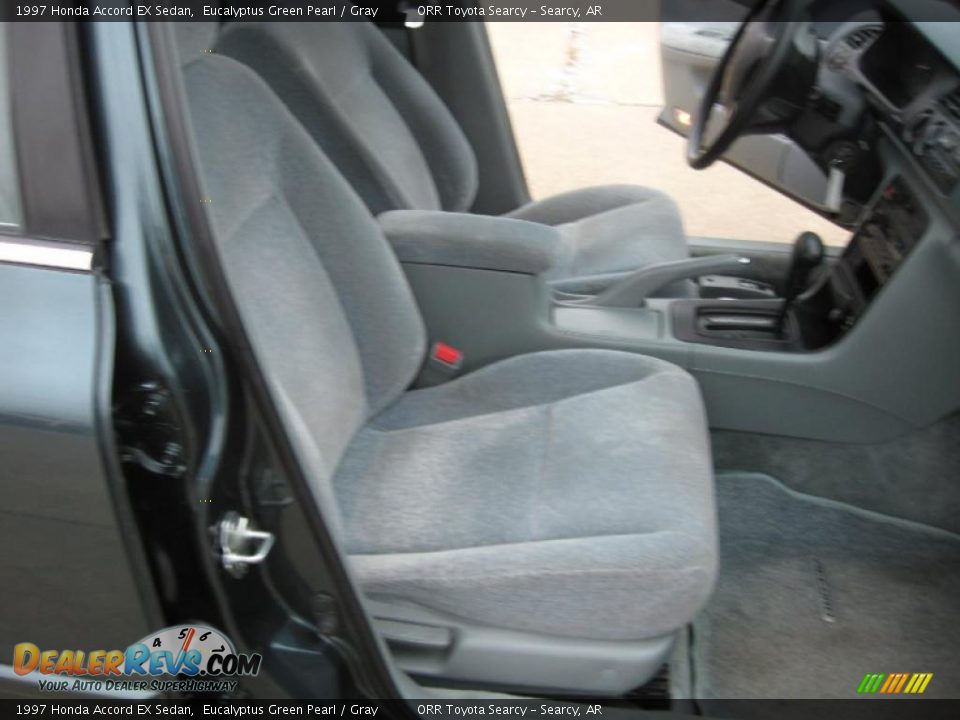 1997 Honda Accord EX Sedan Eucalyptus Green Pearl / Gray Photo #16