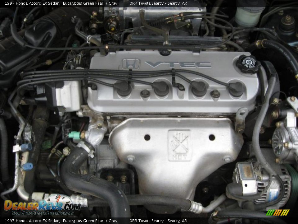 1997 Honda Accord EX Sedan 2.2 Liter SOHC 16-Valve VTEC 4 Cylinder Engine Photo #20