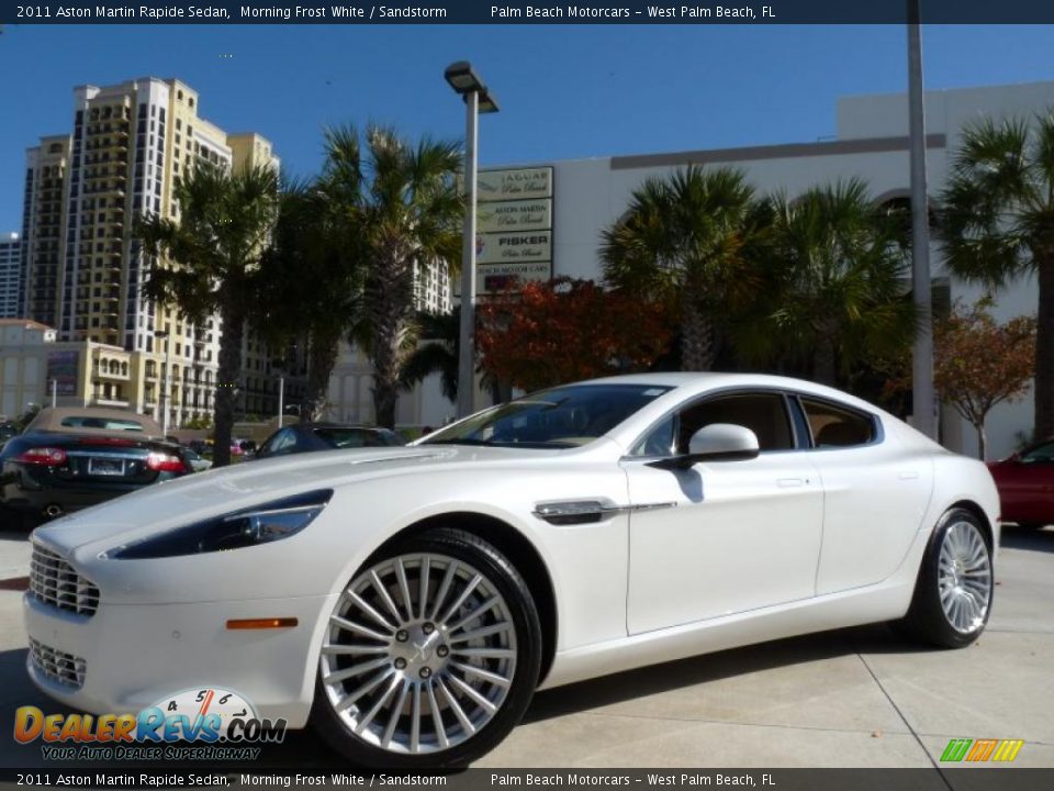 Front 3/4 View of 2011 Aston Martin Rapide Sedan Photo #1
