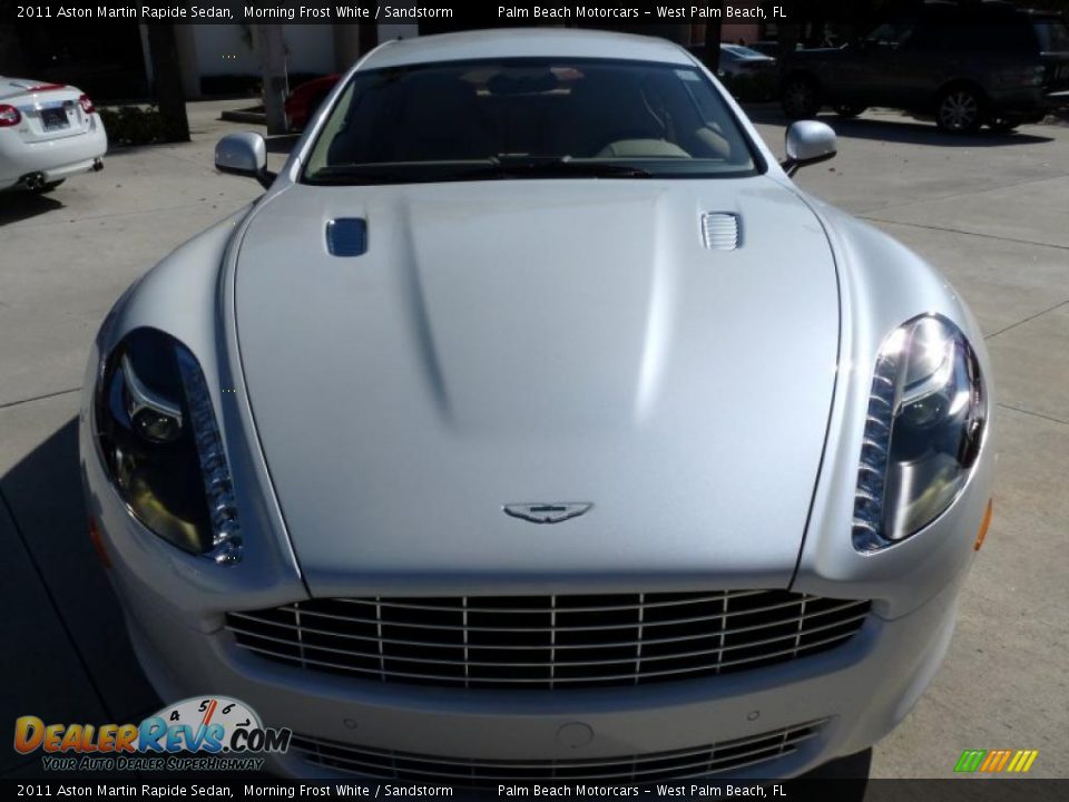 2011 Aston Martin Rapide Sedan Morning Frost White / Sandstorm Photo #2
