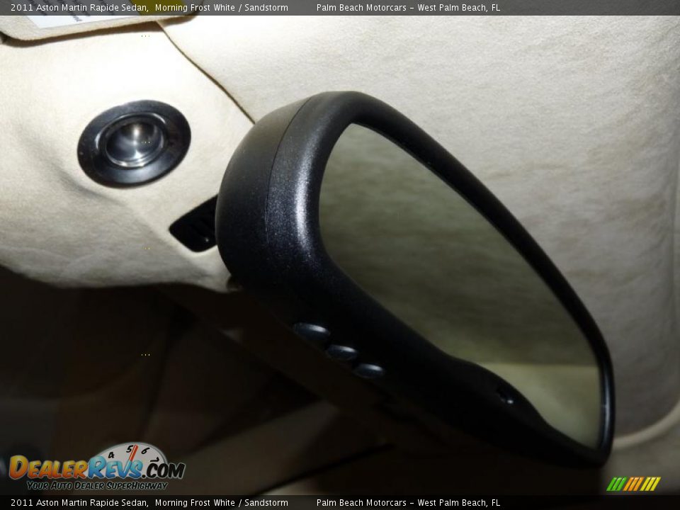 2011 Aston Martin Rapide Sedan Morning Frost White / Sandstorm Photo #34