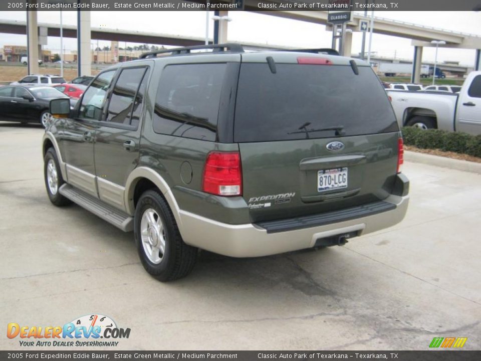 2005 Ford Expedition Eddie Bauer Estate Green Metallic / Medium Parchment Photo #3