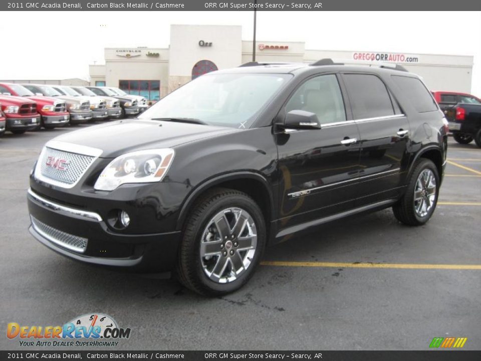 2011 GMC Acadia Denali Carbon Black Metallic / Cashmere Photo #1