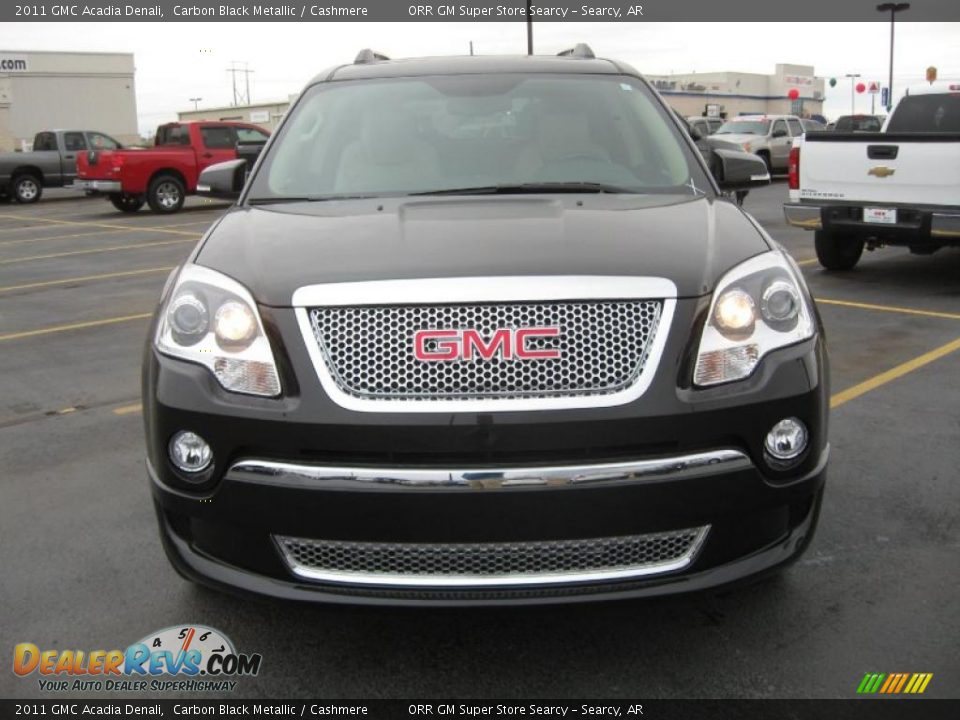 2011 GMC Acadia Denali Carbon Black Metallic / Cashmere Photo #2