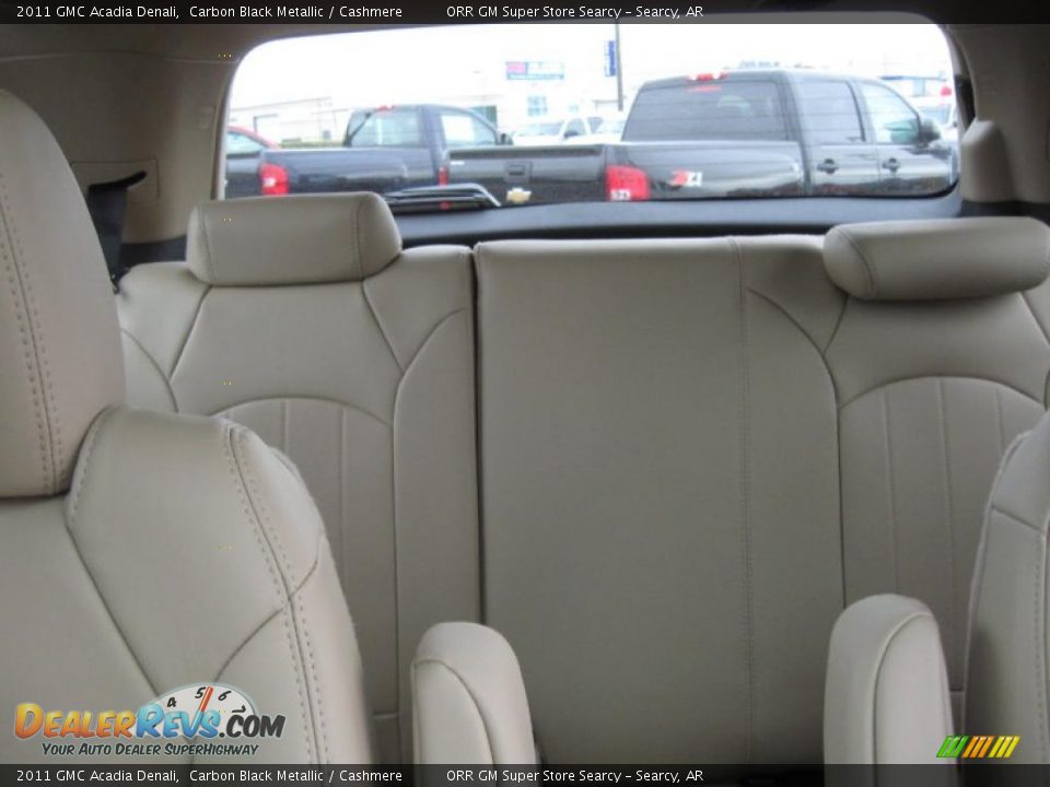 2011 GMC Acadia Denali Carbon Black Metallic / Cashmere Photo #18