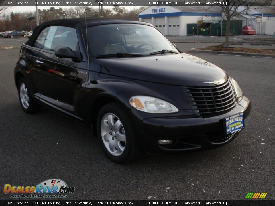 Black 2005 Chrysler PT Cruiser Touring Turbo Convertible Photo #3
