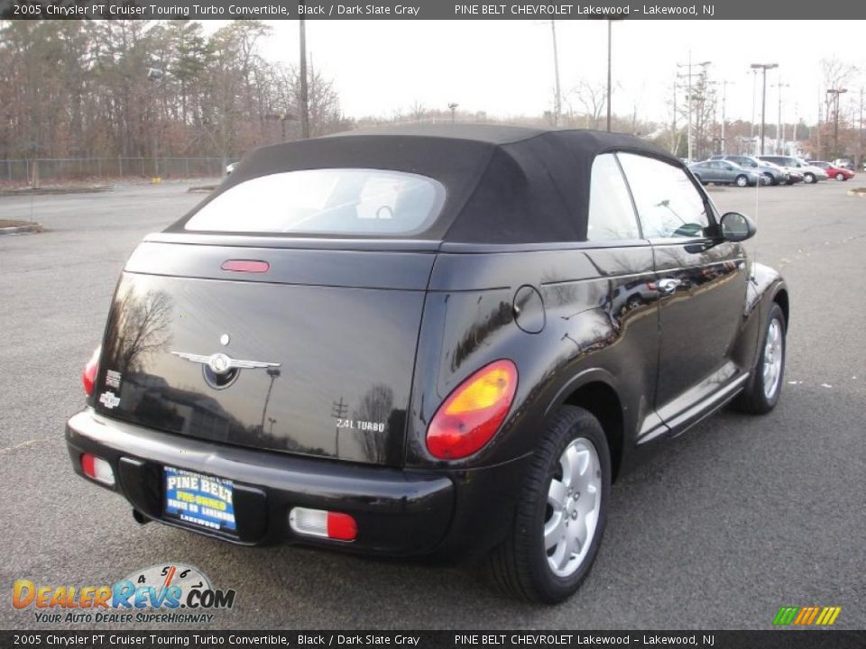 Black 2005 Chrysler PT Cruiser Touring Turbo Convertible Photo #4