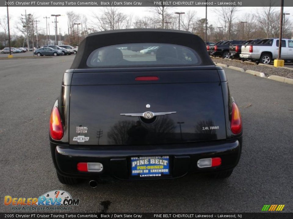2005 Chrysler PT Cruiser Touring Turbo Convertible Black / Dark Slate Gray Photo #5