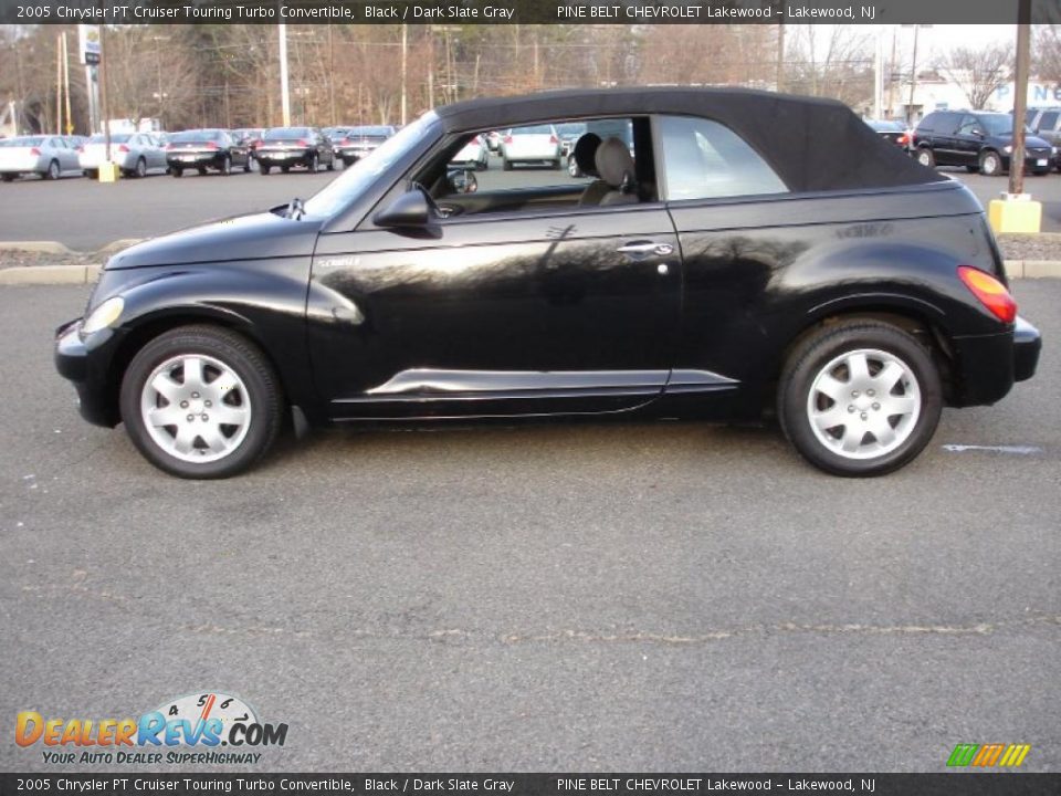 2005 Chrysler PT Cruiser Touring Turbo Convertible Black / Dark Slate Gray Photo #9