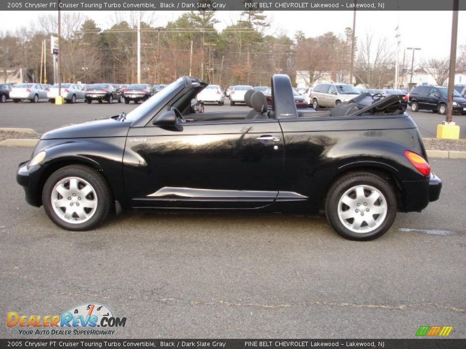 2005 Chrysler PT Cruiser Touring Turbo Convertible Black / Dark Slate Gray Photo #11