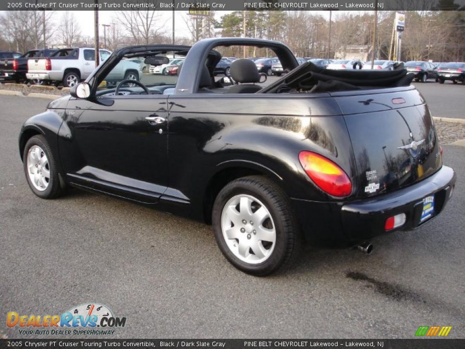 2005 Chrysler PT Cruiser Touring Turbo Convertible Black / Dark Slate Gray Photo #12