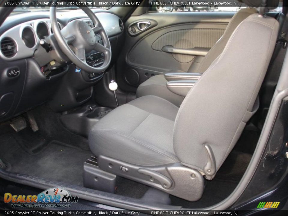 Dark Slate Gray Interior - 2005 Chrysler PT Cruiser Touring Turbo Convertible Photo #13