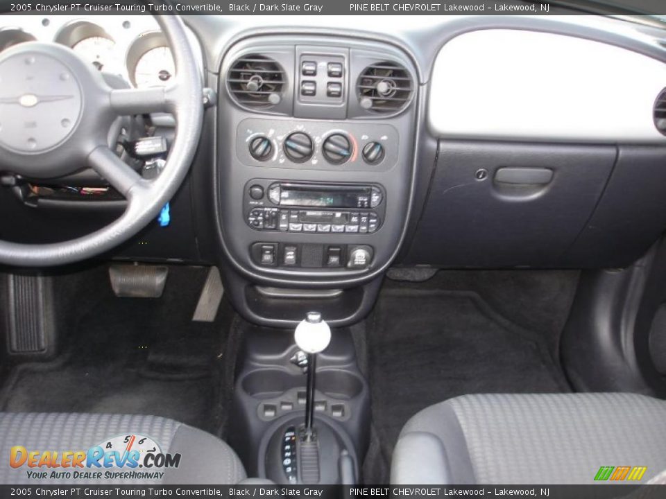 Dashboard of 2005 Chrysler PT Cruiser Touring Turbo Convertible Photo #14