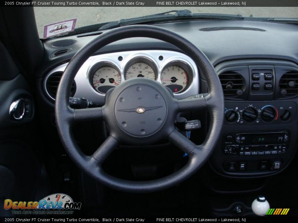 2005 Chrysler PT Cruiser Touring Turbo Convertible Black / Dark Slate Gray Photo #15
