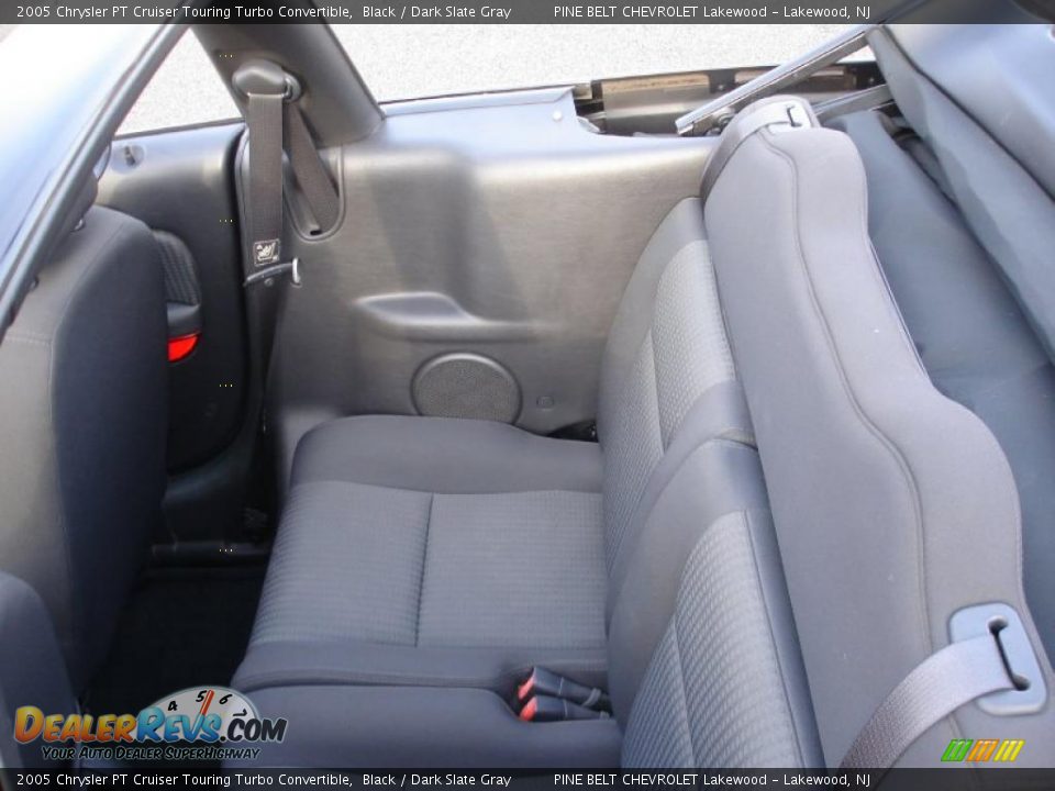 2005 Chrysler PT Cruiser Touring Turbo Convertible Black / Dark Slate Gray Photo #16